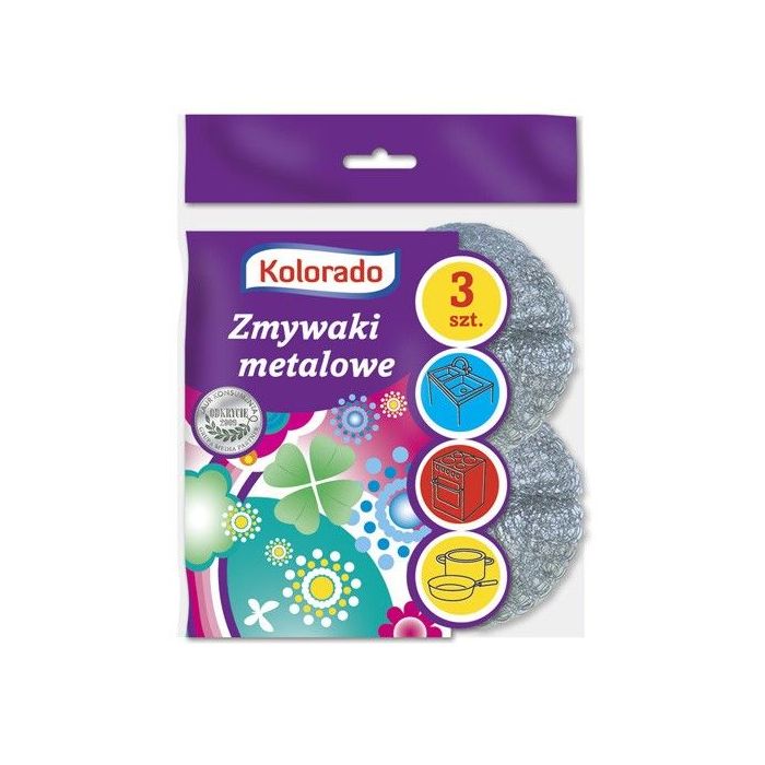 Metal mesh kitchen dishwashers, pack of 3