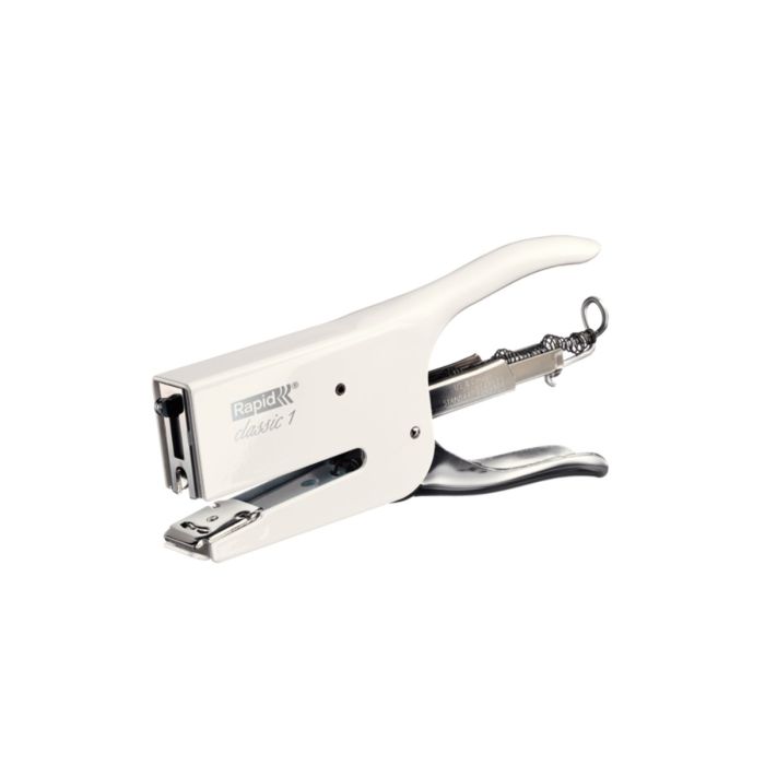 RETRO CLASSIC K1 scissor stapler white 5000490 24/6-8+ RAPID