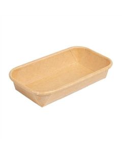 Sushi Box 00 G tacka kraft 14x8x2,4cm op.50szt. (k/16) OP-01