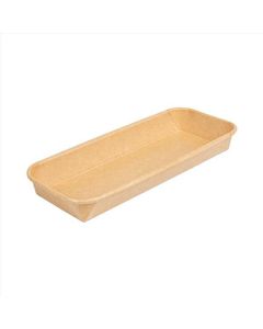 Sushi Box 1 G tacka kraft 22x9x2,4cm op.50szt. (k/12) OP-02