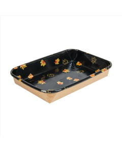 Sushi Box 2 G tacka czarna 17x12x2,4cm op.50szt. (k/12) OP-03