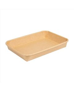 Sushi Box 3 G tacka kraft 19x13x2,4cm op.50szt. (k/12) OP-05