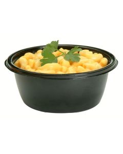 FastPac round container 500ml black 13x7cm, 50 pieces