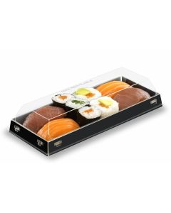 Sushi Box BC230 19x8x2cm op.100szt. (k/6) Czarny OP-01