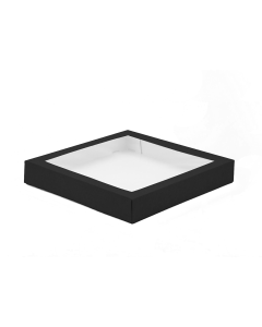SUSHI box 32x32x5cm op.50szt. czarny OP-36