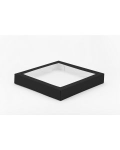 SUSHI box 32x32x5cm op.50szt. czarny OP-36