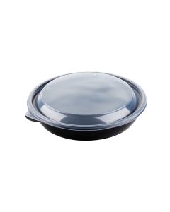 FastPac pojemnik okrągły 1000ml czarny 23x4cm op. 25 sztuk