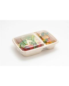 BePulp RC23 cover PP, 50pcs (k/3) for two-chamber container , 23x16cm, Sabert