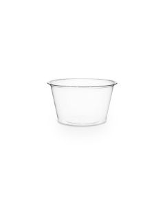 Sosjerka, pojemnik 90ml PLA śr.70xh41mm VEGWARE, biodegradowalna op. 100 sztuk