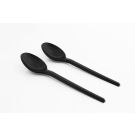 Spoon large black Standard+ reusable, 100 pieces