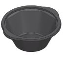 Bowl for welding 9450, black, capacity 450 ml, price per package 50 pieces.