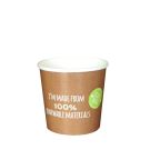 Paper container 500ml PLANT PE FoodToGo 21oz, 25pcs , diameter 114,8mm