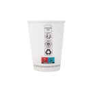 Kubek PAP/PE SW 300ml biały op.50szt.SUP (k/10) śr.90mm, 12oz.