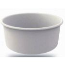 White paper bowl 360ml for ice cream, 25pcs, diameter 102mm (k/20)