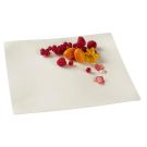 Sugar cane plate square white 25x25x1.2cm, 50 pieces