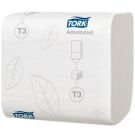 Toilet paper Tork Advanced, white T3 - 11.2x19cm - 8712 leaves - Cellulose / Waste paper