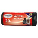 Worki na odpady HDPE 20l GROSIK op. 50 sztuk