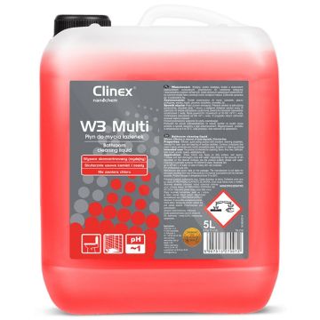 Clinex W3 Multi 5L - skuteczny żel do WC i sanitariatów