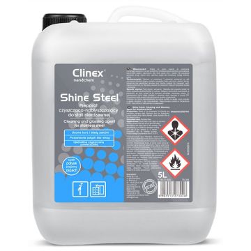 Clinex Shine Steel 5L - preparat czyszcząco-nabłyszczający do stali nierdzewnej