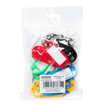 Key Tags OFFICE PRODUCTS, 50x20 cm, 20 pcs, , assorted colors
