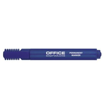 Marker permanentny OFFICE PRODUCTS, ścięty, 1-5mm (linia), niebieski