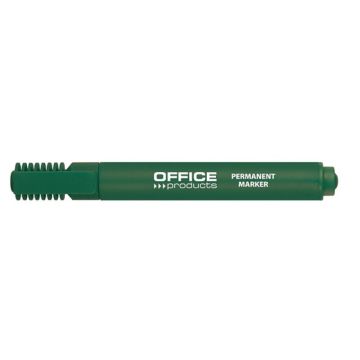 Marker permanentny OFFICE PRODUCTS, ścięty, 1-5mm (linia), zielony