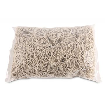 Gumki recepturki 1,5mm średnica 30mm op. 1kg (k/20) białe