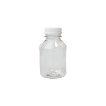 rPET bottle square 250ml BK250 op.180pcs. TnP