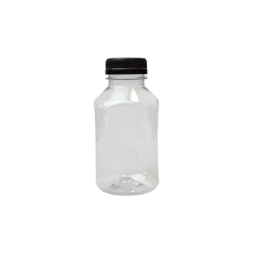 rPET square bottle 300ml BK300 op.162pcs. TnP