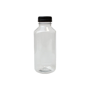 rPET square bottle 400ml BK400 op.126pcs. TnP