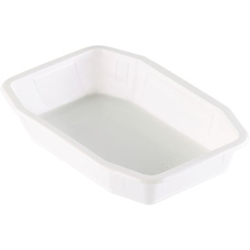 T W 215/148/1 H40, pack of 328 x 840 ml, height 4 cm, white, one-piece HMR