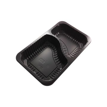 DUNI Baseline container 1/4 GN op.384pcs 260x158x43mm black, 2-part