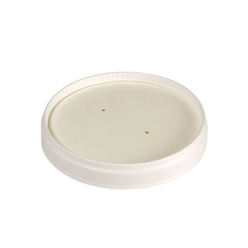 Miseczka PAP/PLA biała POKRYWKA op.25szt. śr. 90mm (k/16) Duni BioPak
