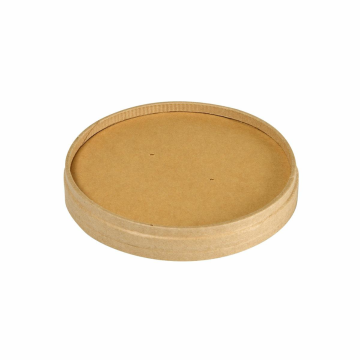 PAP soup bowl, diameter 97 mm, Kraft lid, pack of 25 (k/16) Duni BioPak