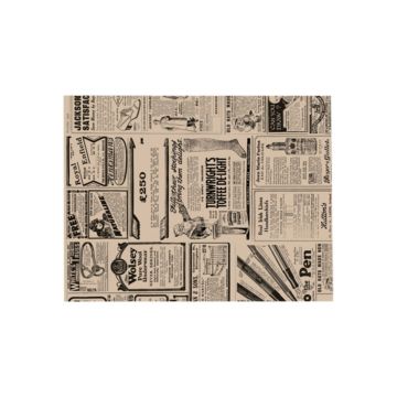 Papier pakowy 38+0 28x34cm brązowy TIMES op.1000szt. (k/4) PFAS Free