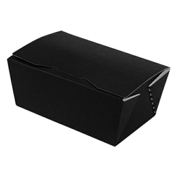 TAKEOUT BOX 15,5x10x7cm, 750g, black, op.50pcs. (k/4)