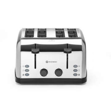 Toaster for 4 toasts, 240V/1500W, 295x335x(H)180mm