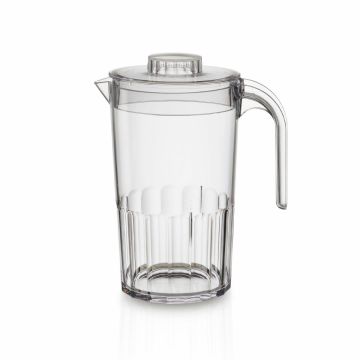 LONG LiFE jug with lid 1500ml op.2pcs unbreakable, made of polycarbonate, MULTIPLE