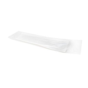 Confectionery PS premium 2 transparent 200pcs fork+knife+service in foil, TnP H+