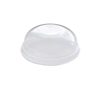 PAP/PE bowl for ice cream 130ml white convex PET COVER without opening op.20 pcs. dia. 75mm (k/50)
