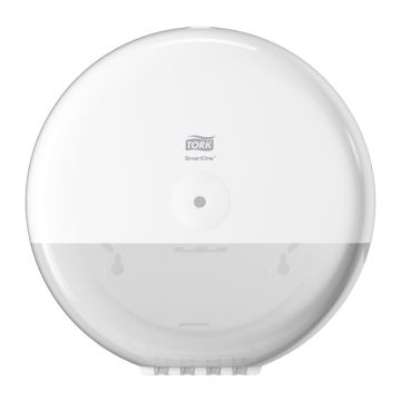 Tork SmartOne® toilet paper roll dispenser, white T8, large capacity, Elevation series, 680000