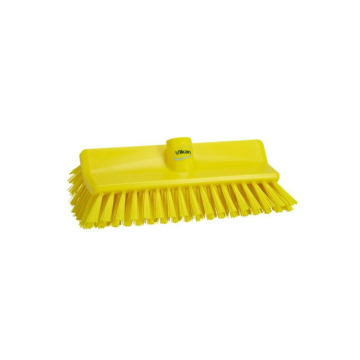 VK HI-LO DECK BRUSH YELLOW 1PC scrub brush yellow (k/10)
