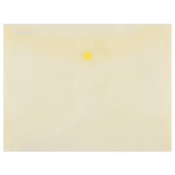 Envelope Wallet DONAU press stud, PP, C5, 180 micron, yellow