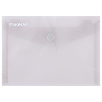 Envelope Wallet DONAU press stud, PP, A6, 180 micron, smoky