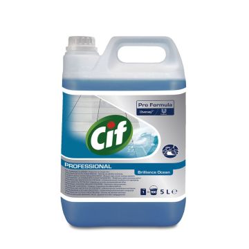 Cif Pro Formula Brilliance Ocean 5L - preparat do mycia podłóg oraz wszystkich powierzchni zmywalnych
