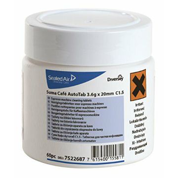 Suma Café AutoTab 2.0g x 15mm C1.3 60szt - tabletki do czyszczenia ekspresów do kawy