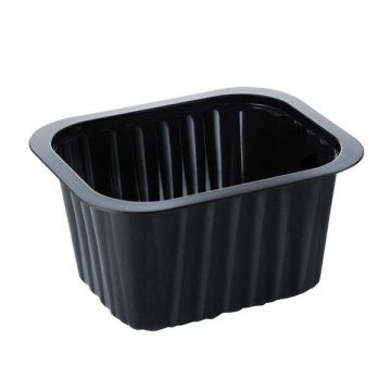 Soup container DUNI PP 138x114x70mm, black, 630ml, 276 pieces
