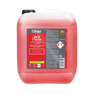 Clinex W3 Forte 10L - strong sanitary facilities and bathroom cleaner