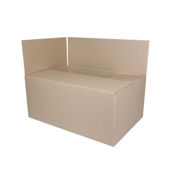 Cardboard Packing Box, with flaps, 540x360x236mm, grey