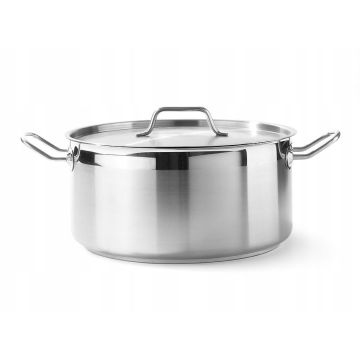 12 L low pot with lid PROFI LINE